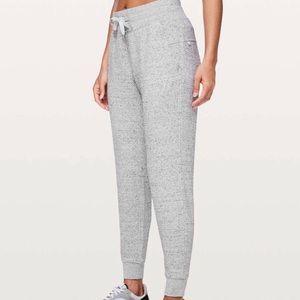 Warm Down Joggers II- Heathered Melody Gray